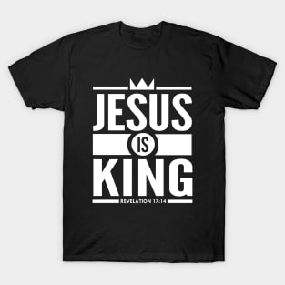 Jesus Is King Bible Scripture Verse Quote Christian T-Shirt